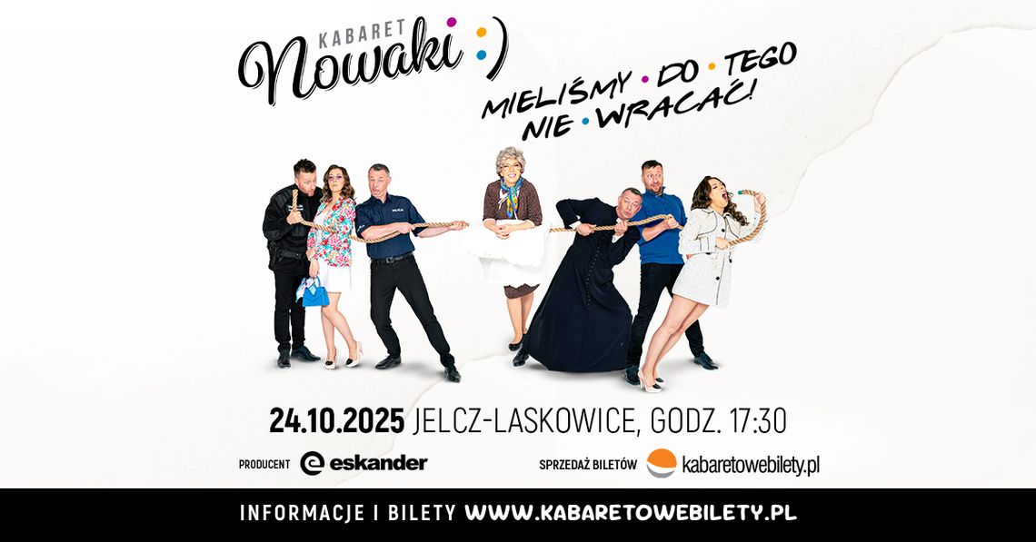 Kabaret Nowaki w Jelczu-Laskowicach. Bilety już w sprzedaży