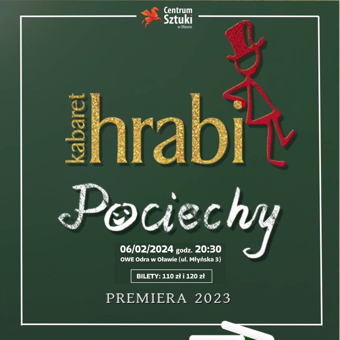 Kabaret Hrabi wystąpi  w Oławie z najnowszym programem