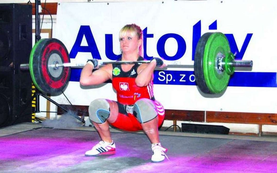 Kasia na podium