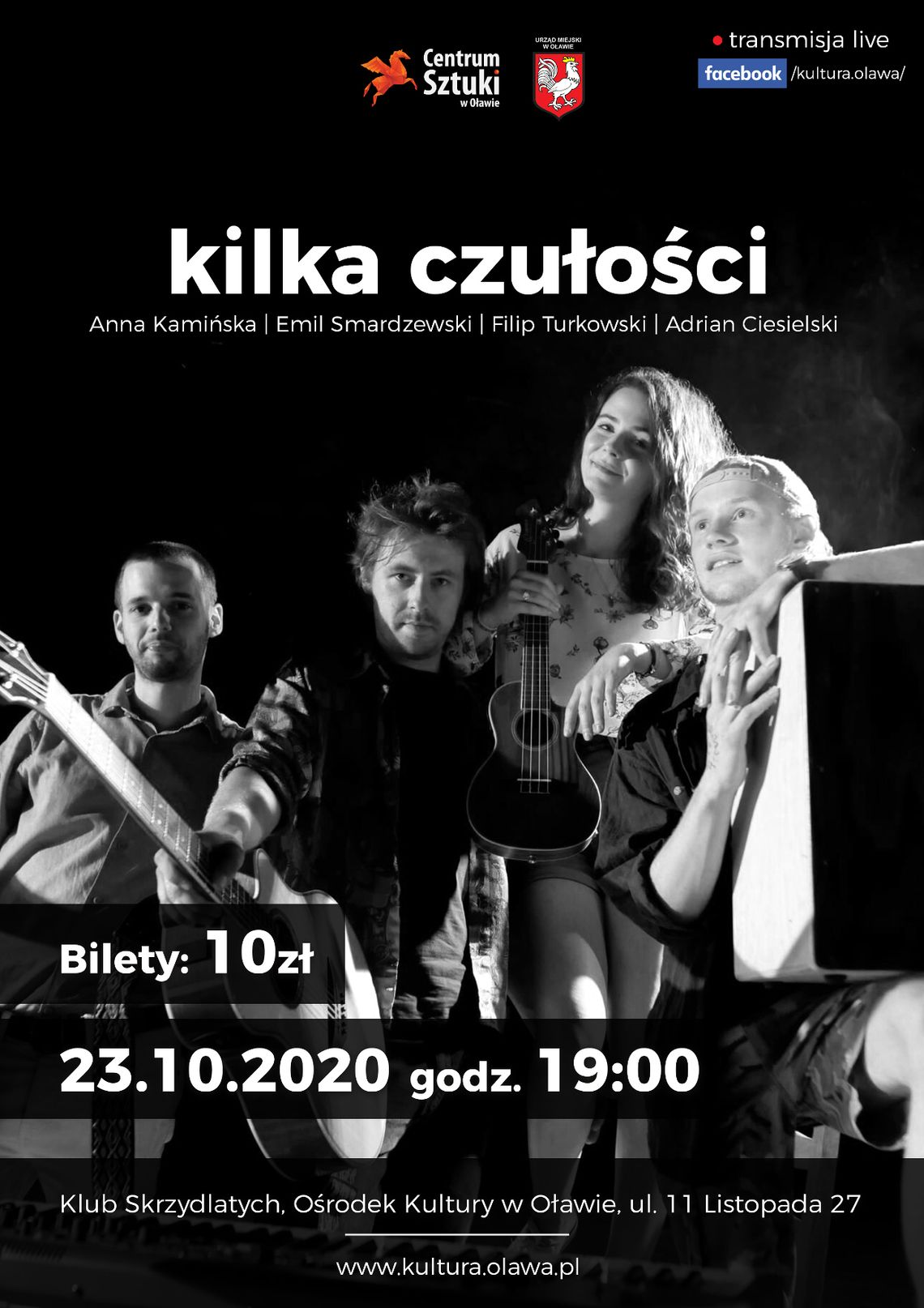 "Kilka czułości" – koncert Anny Kamińskiej z zespołem