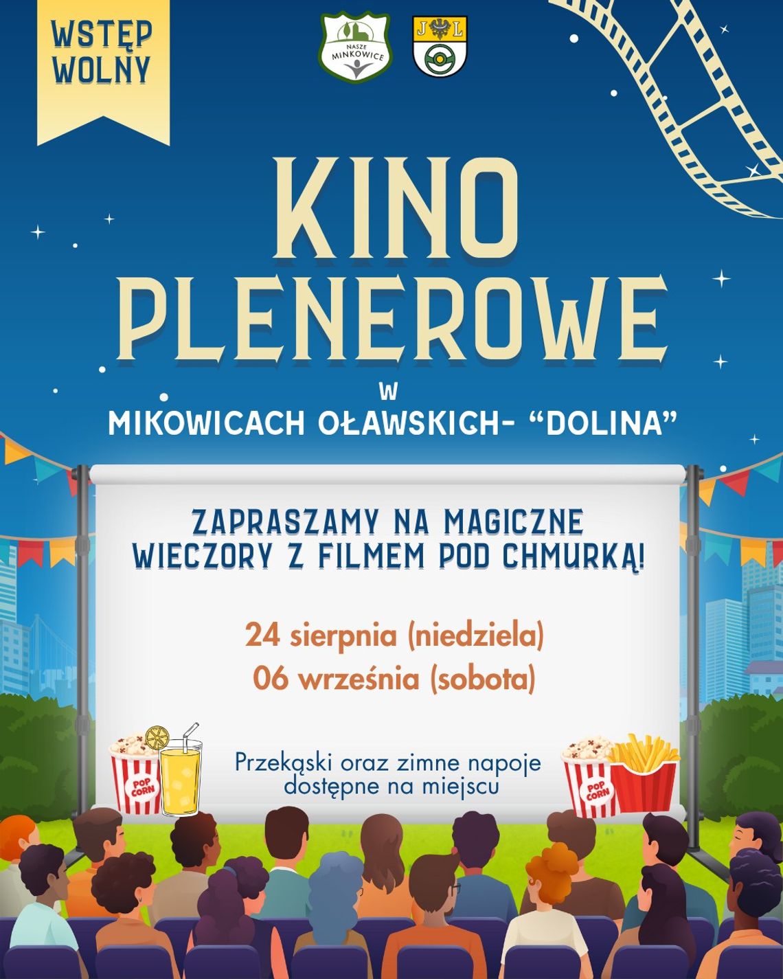 Kino plenerowe w Minkowicach Oławskich