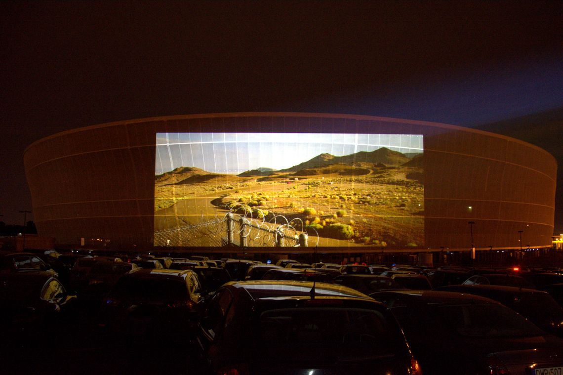 Kino samochodowe - filmy i mecze reprezentacji - na największym ekranie w Europie