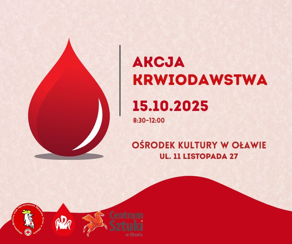 Kolejna akcja krwiodawstwa w Oławie!