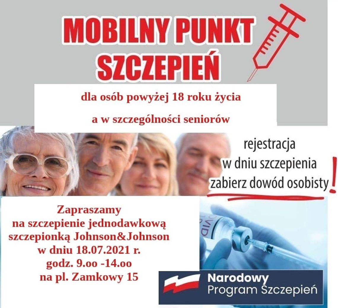 Kolejna akcja z Mobilnym Punktem Szczepień