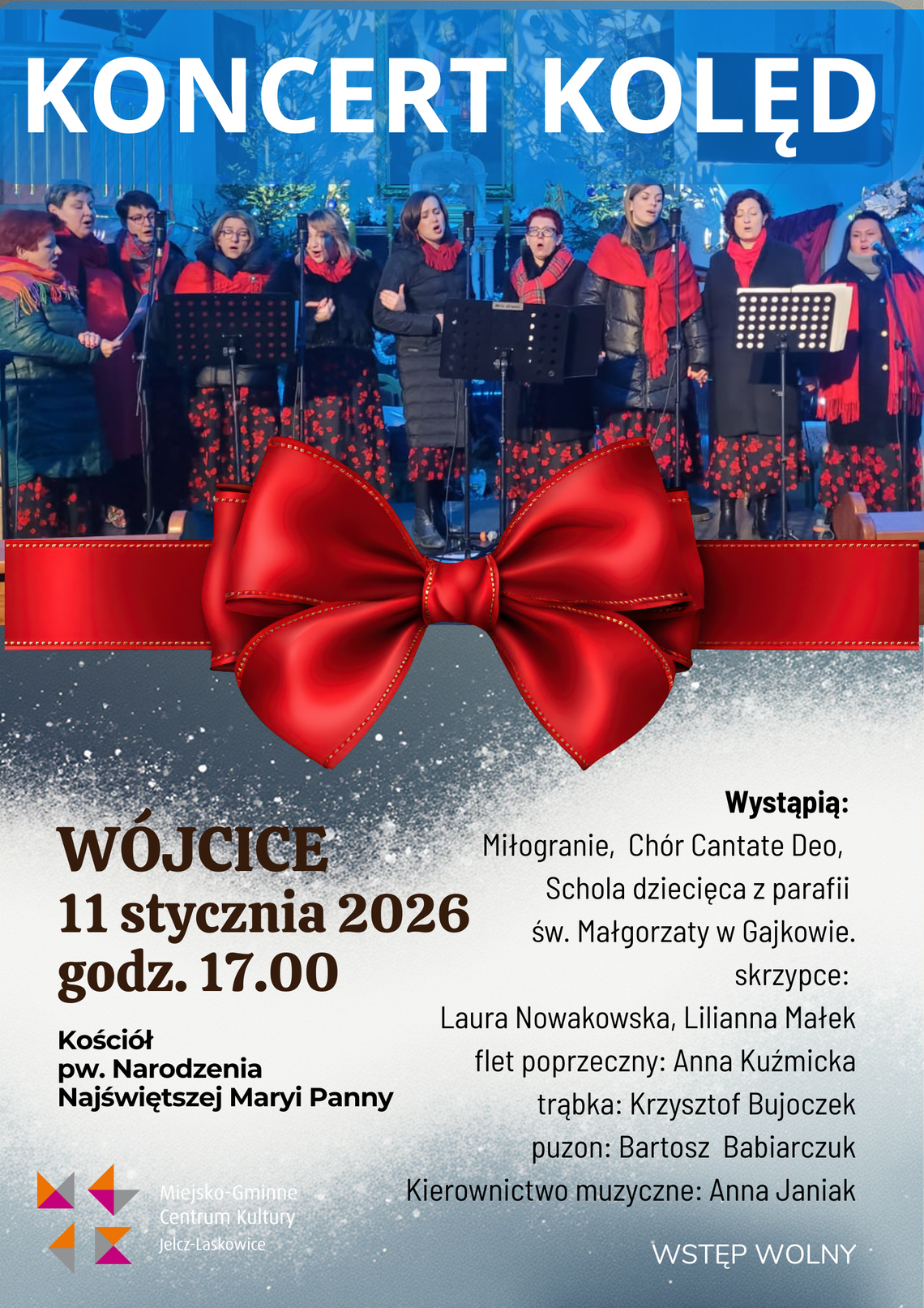 Koncert kolęd w Wójcicach Koncert kolęd w Wójcicach