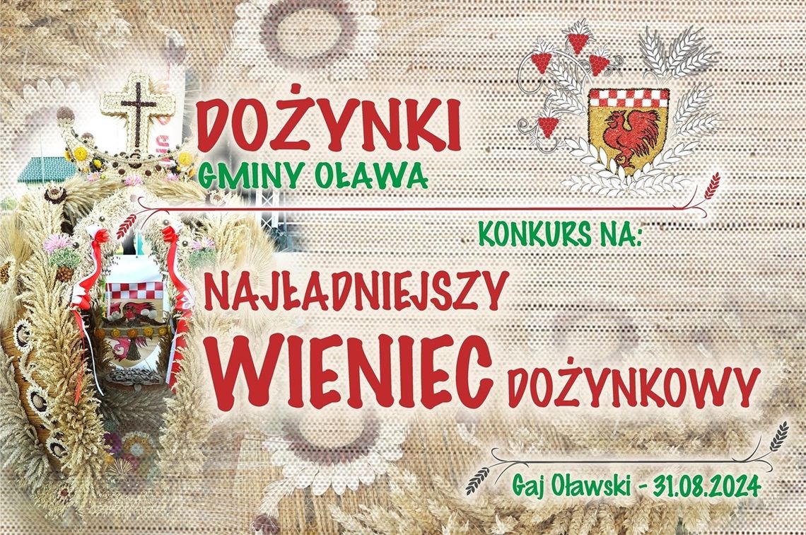 Konkurs na najładniejszy wieniec dożynkowy