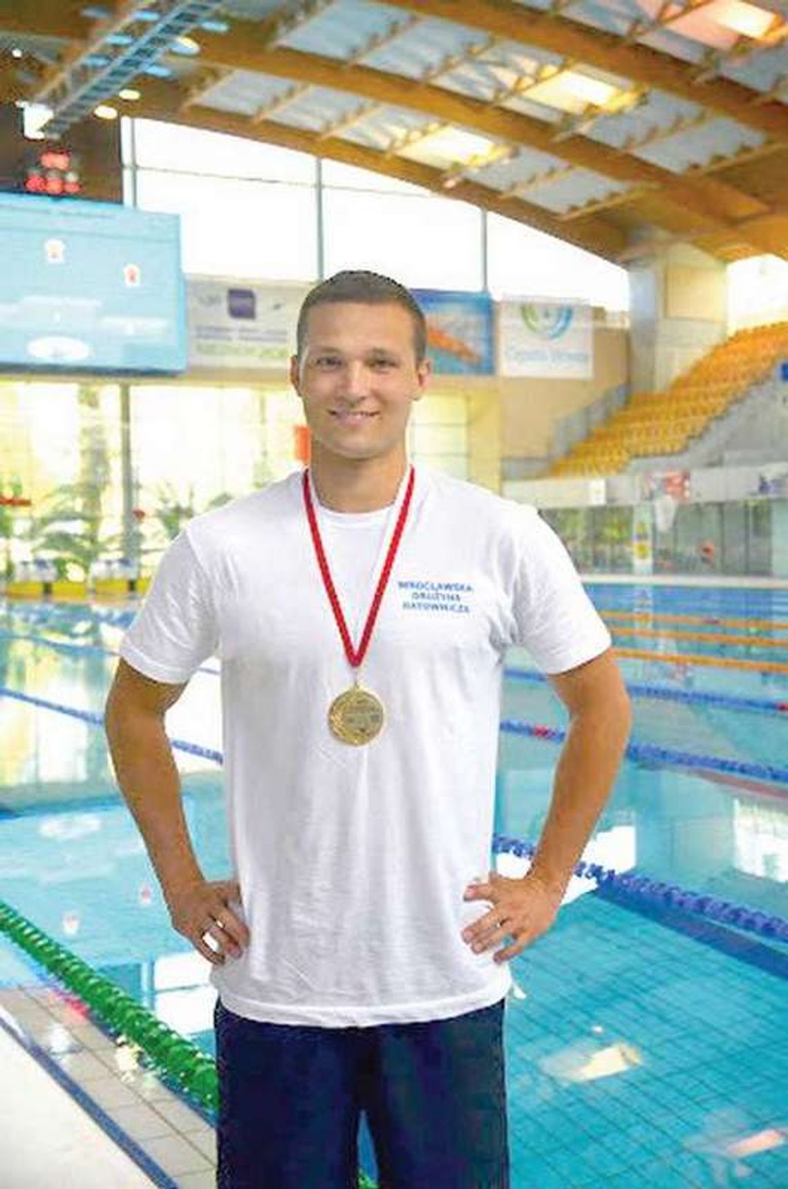 Krzysiek pływa i ratuje na medal Krzysiek pływa i ratuje na medal
