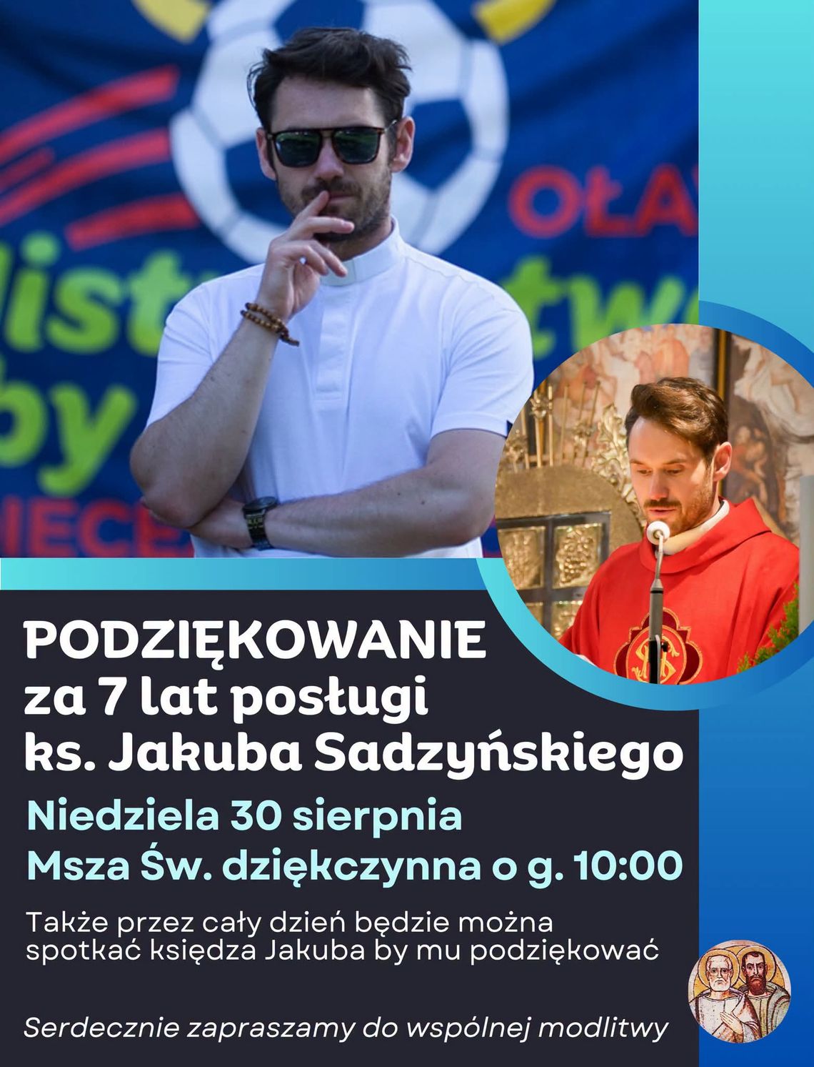 Ks. Jakub odchodzi do parafii poza Oławą