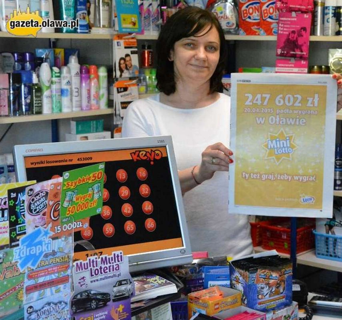 Ktoś wygrał prawie ćwierć miliona
