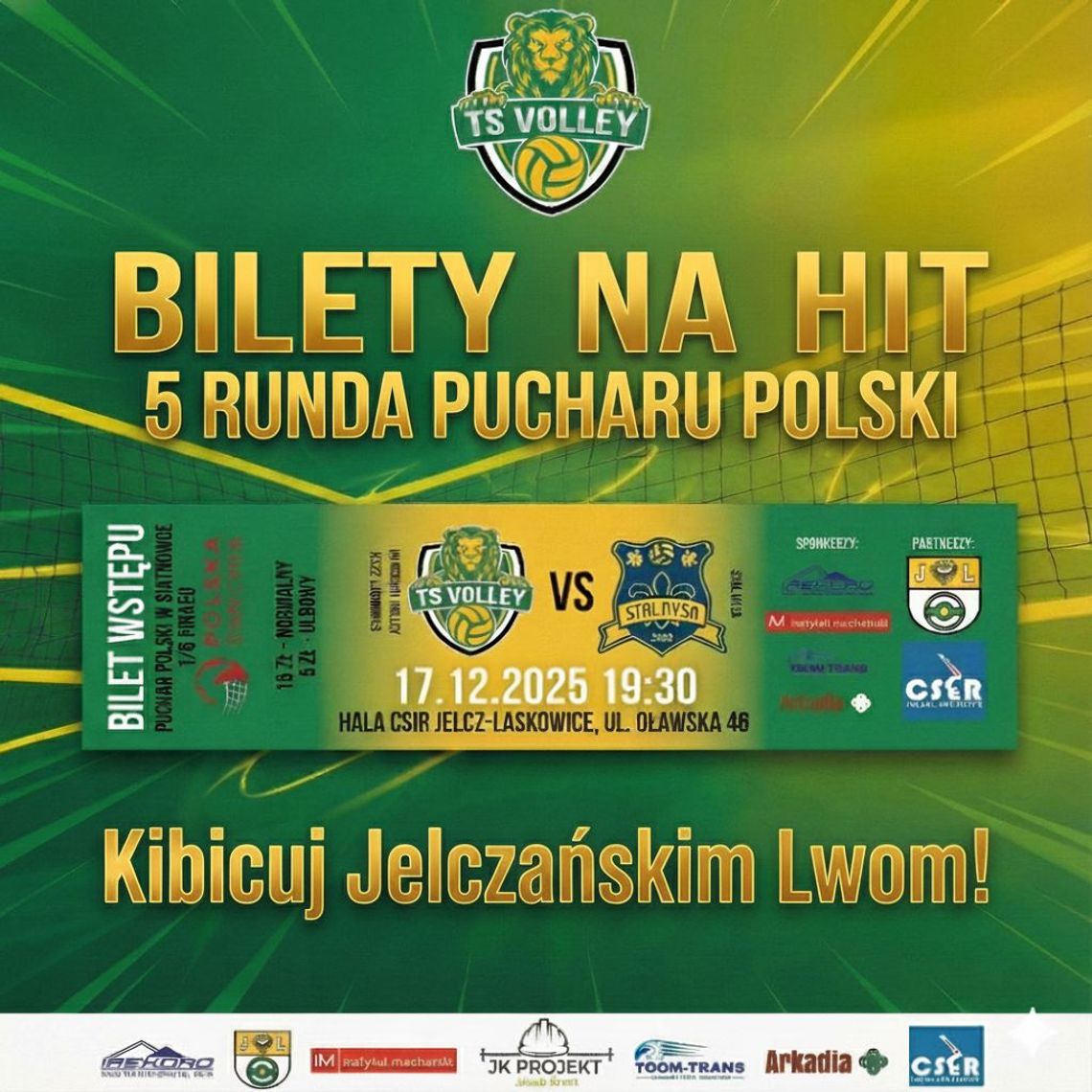 Kup bilet na mecz pucharowy