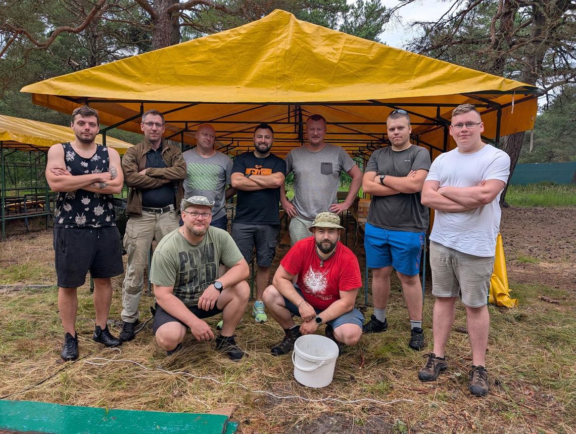 Kwaterka zakończyła pracę, można zaczynać obóz w Lubiatowie