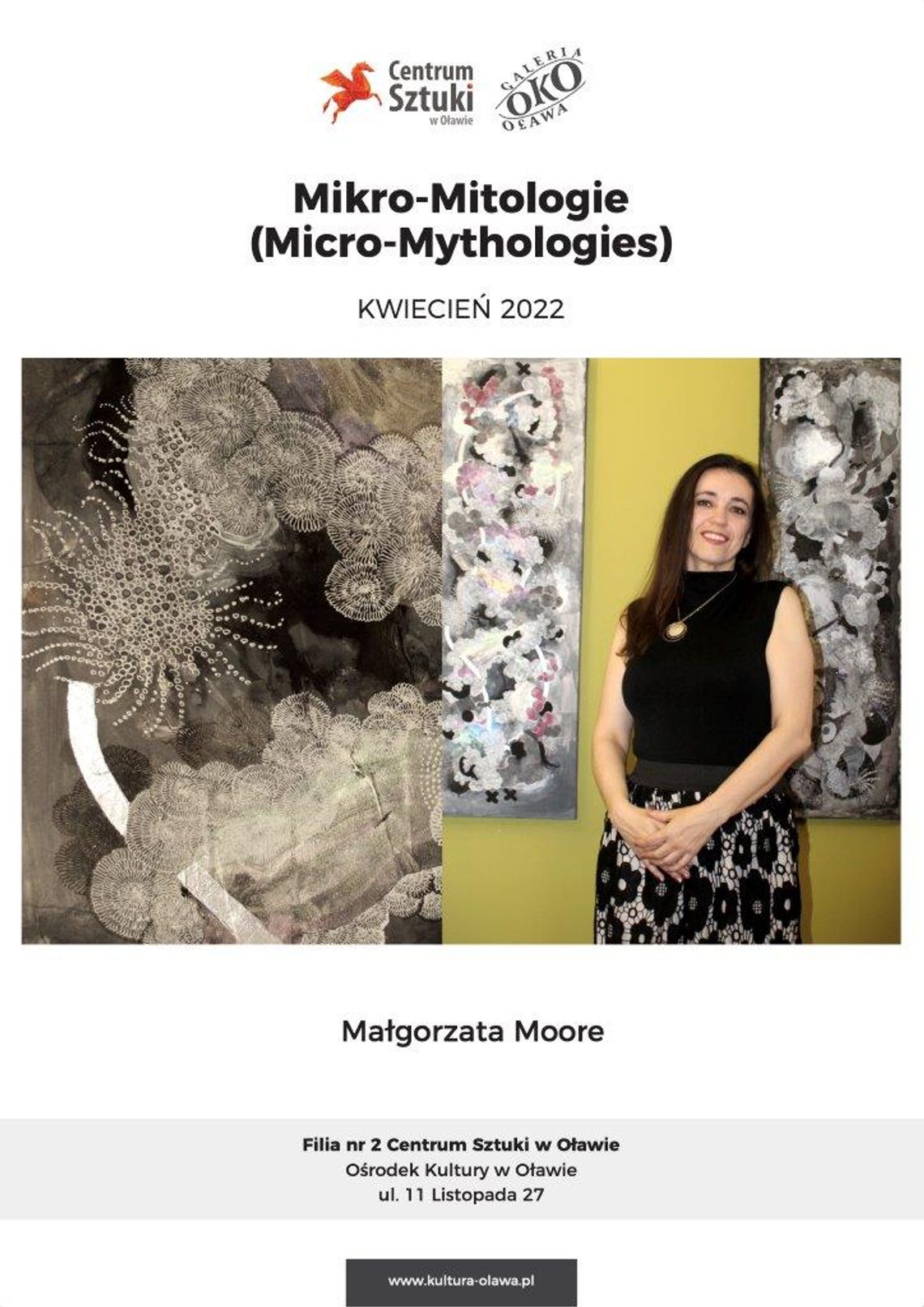 Kwietniową porą w Galerii OKO. Małgorzata Moore - „Mikro-Mitologie”