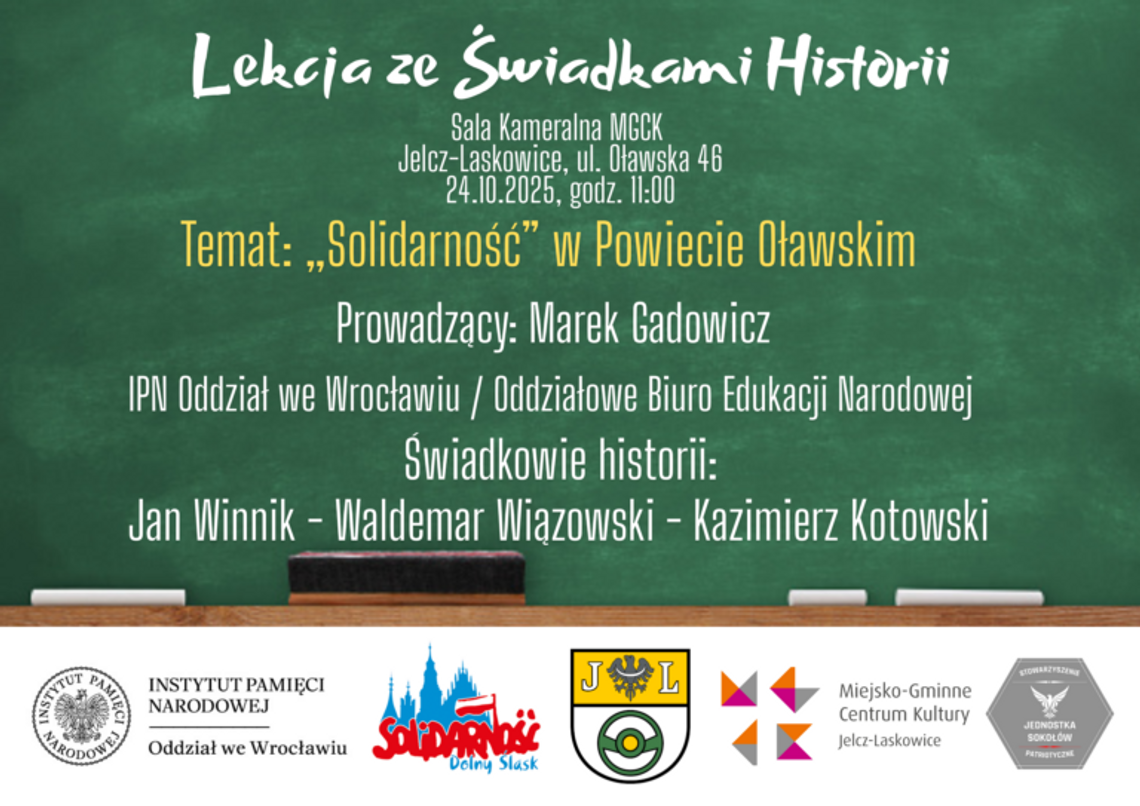 Lekcja ze świadkami historii