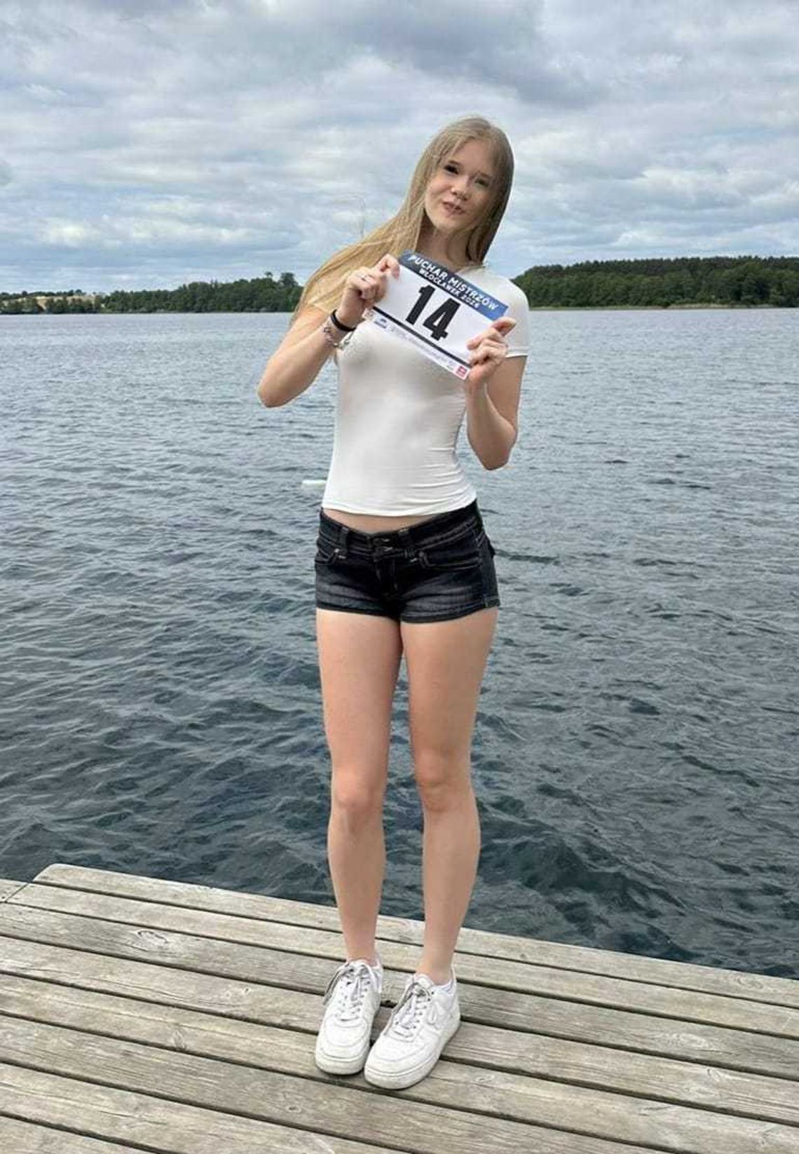 Lena ze srebrnym medalem
