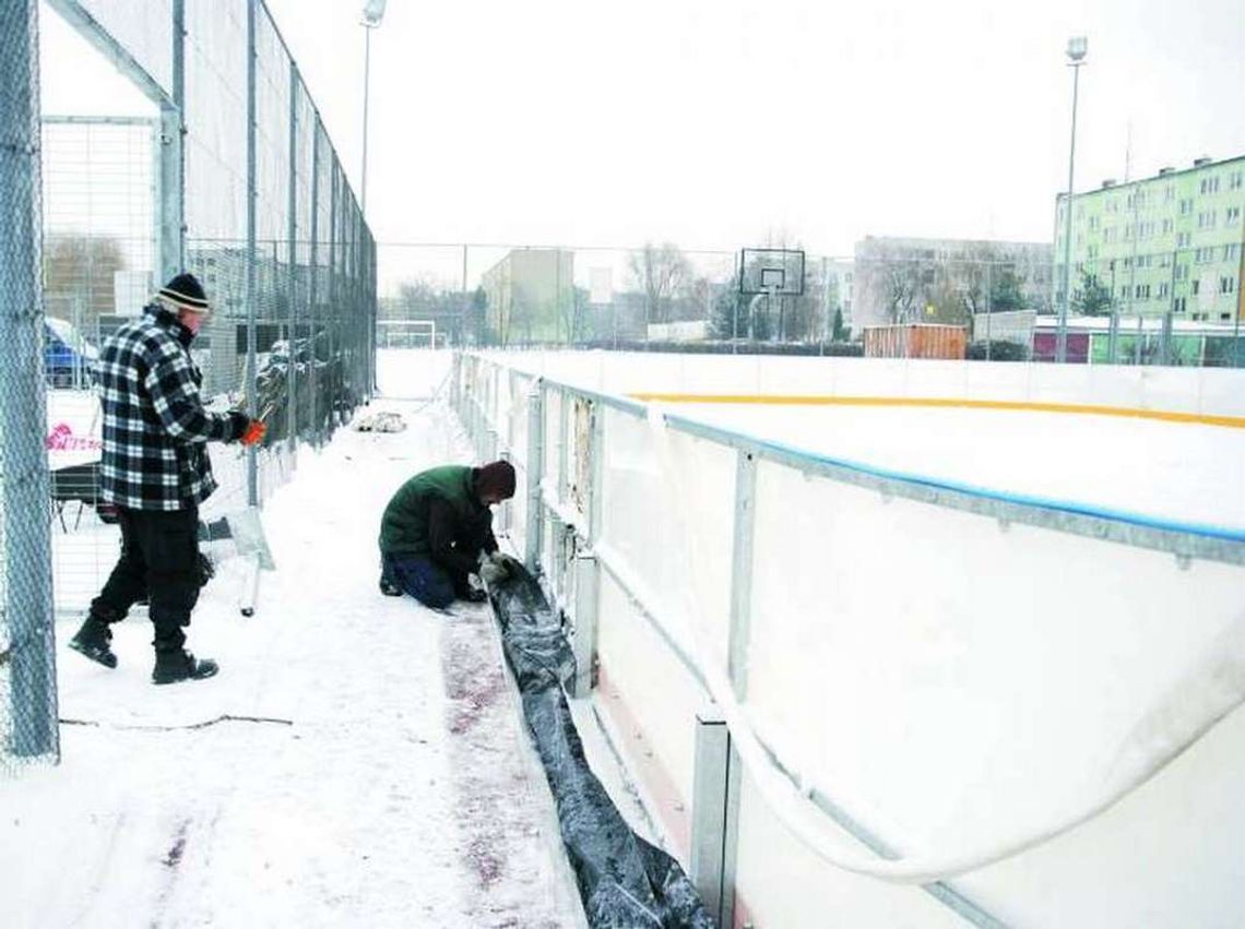 Lodowisko przed świętami Lodowisko przed świętami