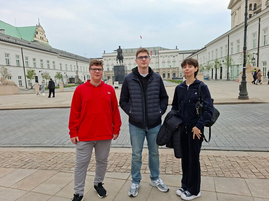 Magda, Sebastian i Mateusz w finale ogólnopolskiego konkursu