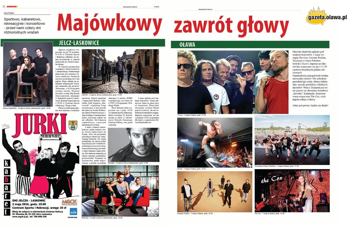 Majówkowy zawrót głowy