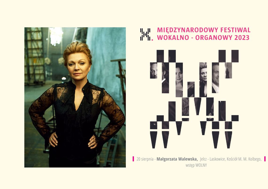 Małgorzata Walewska zaśpiewa 20 sierpnia w Jelczu-Laskowicach