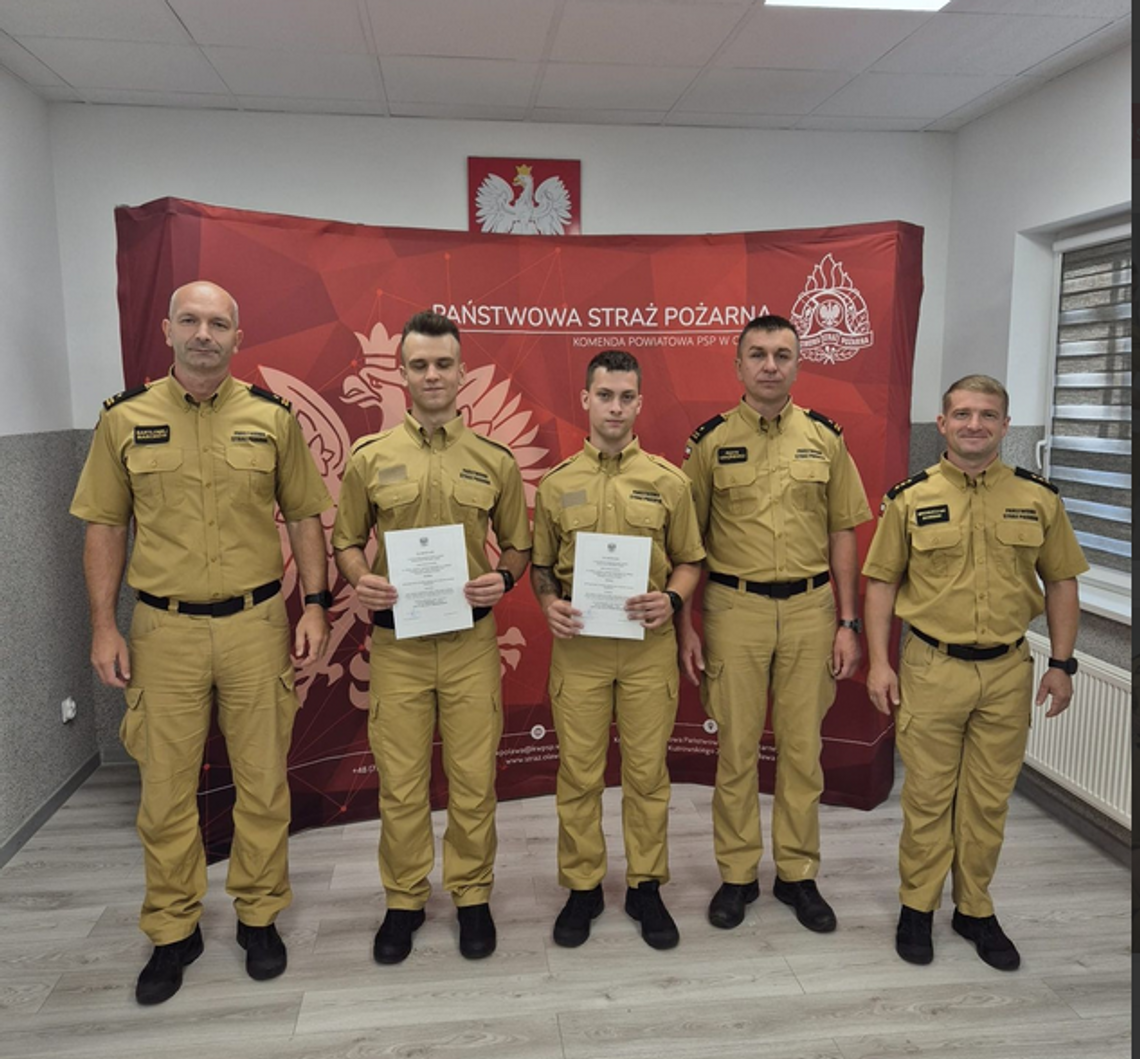 Nowi w służbie złożyli ślubowanie