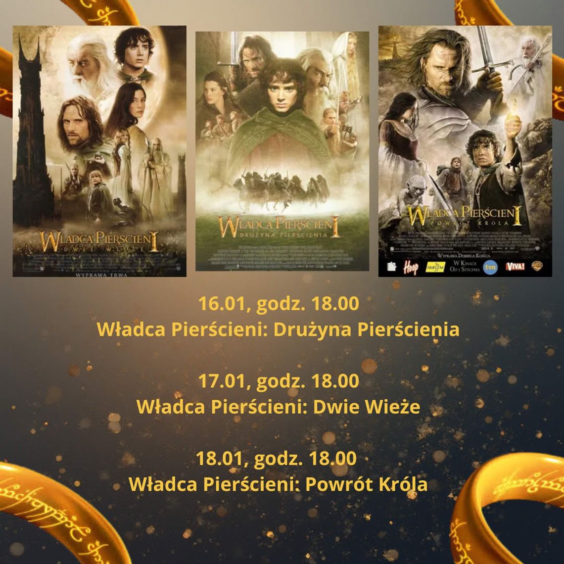 Maraton Władcy Pierścieni w Kinie Odra Maraton Władcy Pierścieni w Kinie Odra