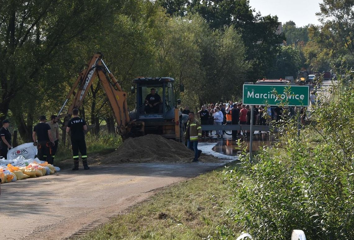 MARCINKOWICE To tu było wczoraj poważne zagrożenie (GALERIA)