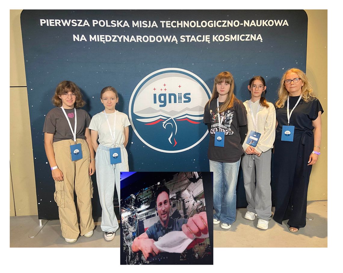 Marcinkowice bliżej gwiazd. Uczennice łączyły się z polskim astronautą