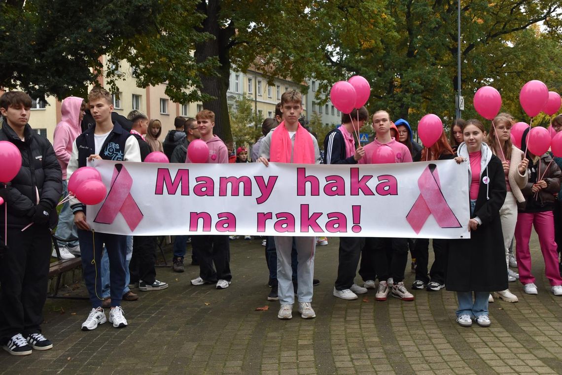 Marsz Różowej Wstążki przeszedł dziś ulicami Oława