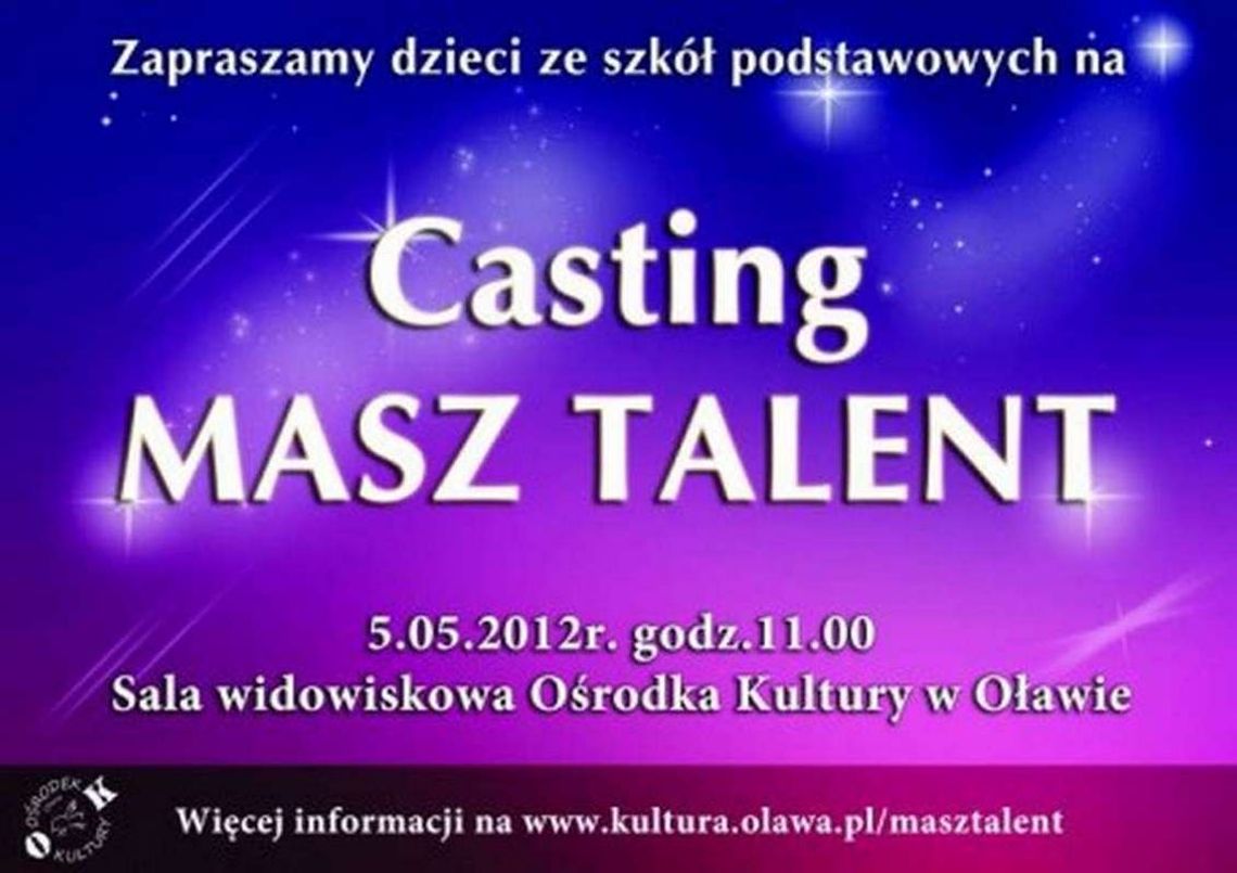 Masz talent?