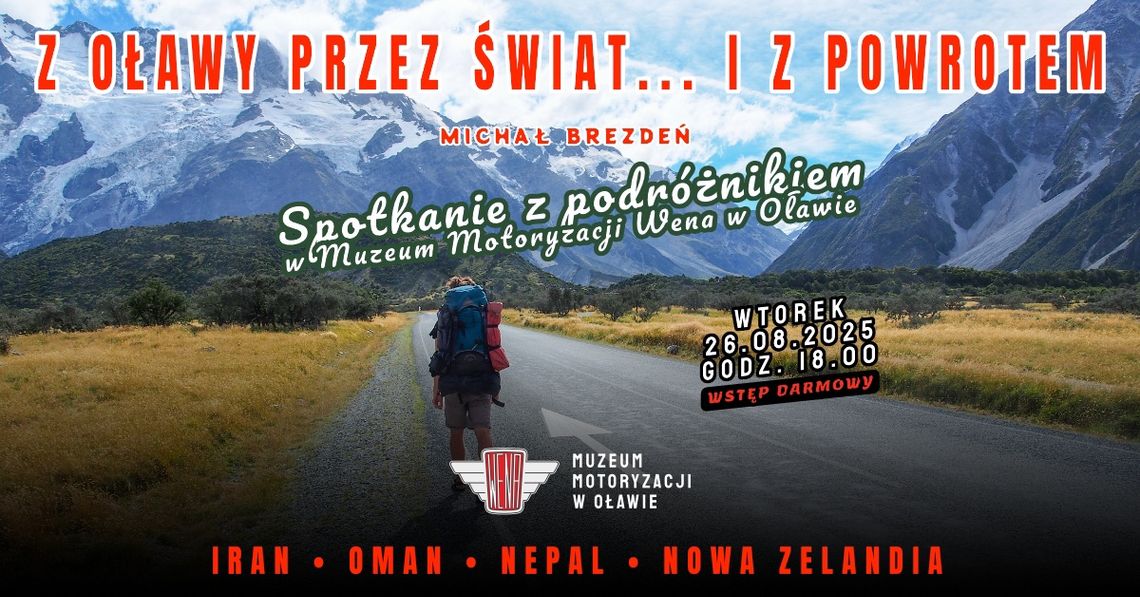 Już jutro Michał Brezdeń opowie o podróżach Już jutro Michał Brezdeń opowie o podróżach