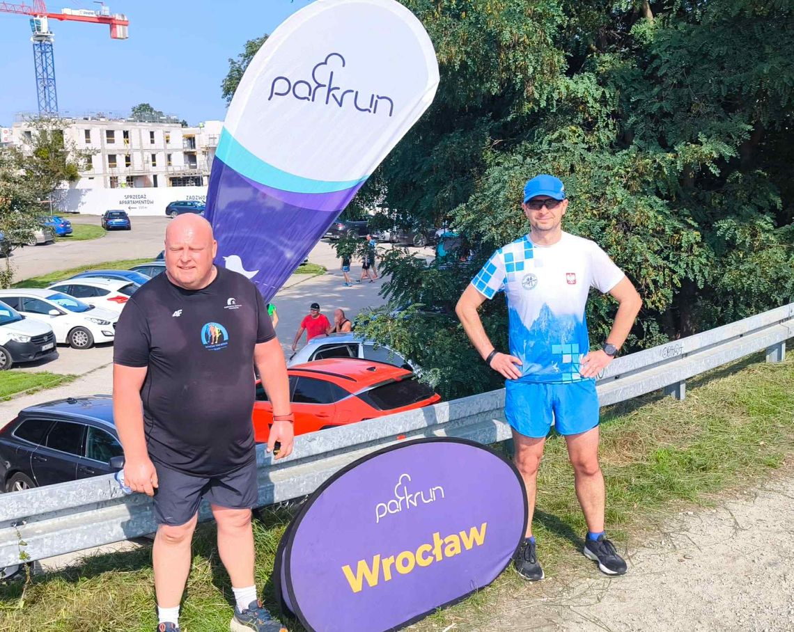 Michał Sternalski i Marek Więckowski na Parkrun Wrocław