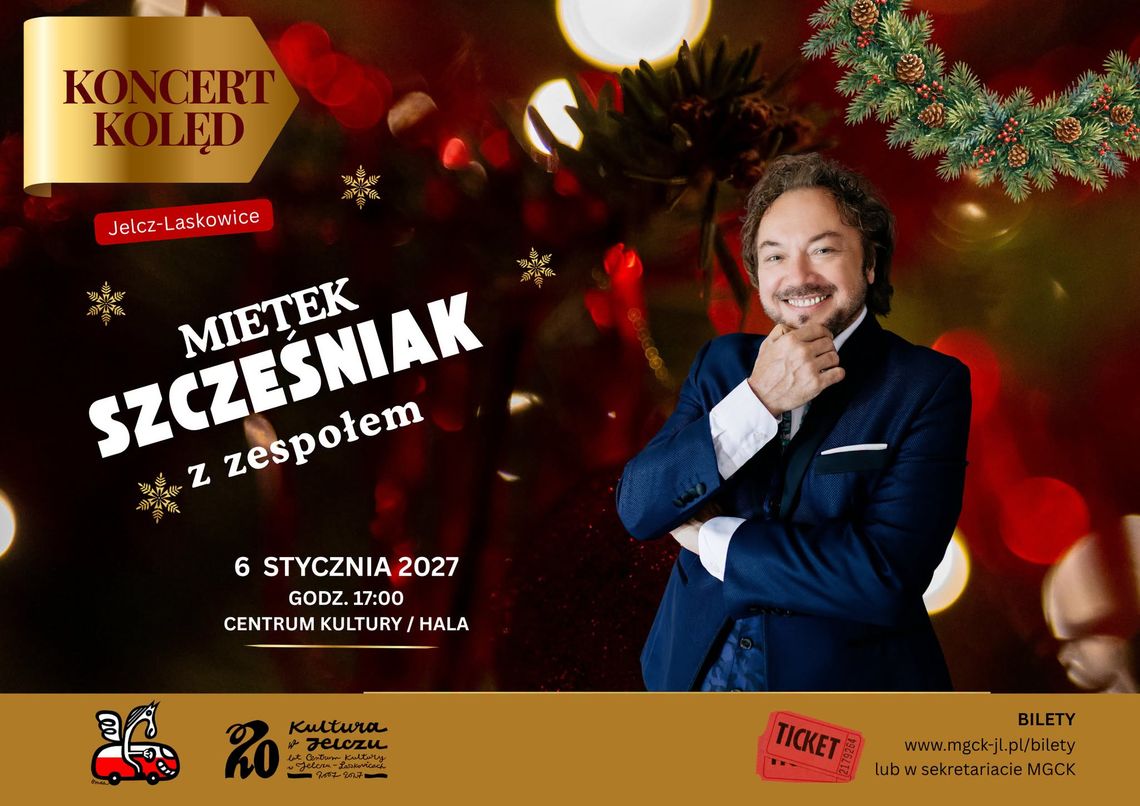Mieczysław Szcześniak zaśpiewa kolędy w Jelczu-Laskowicach Mieczysław Szcześniak zaśpiewa kolędy w Jelczu-Laskowicach