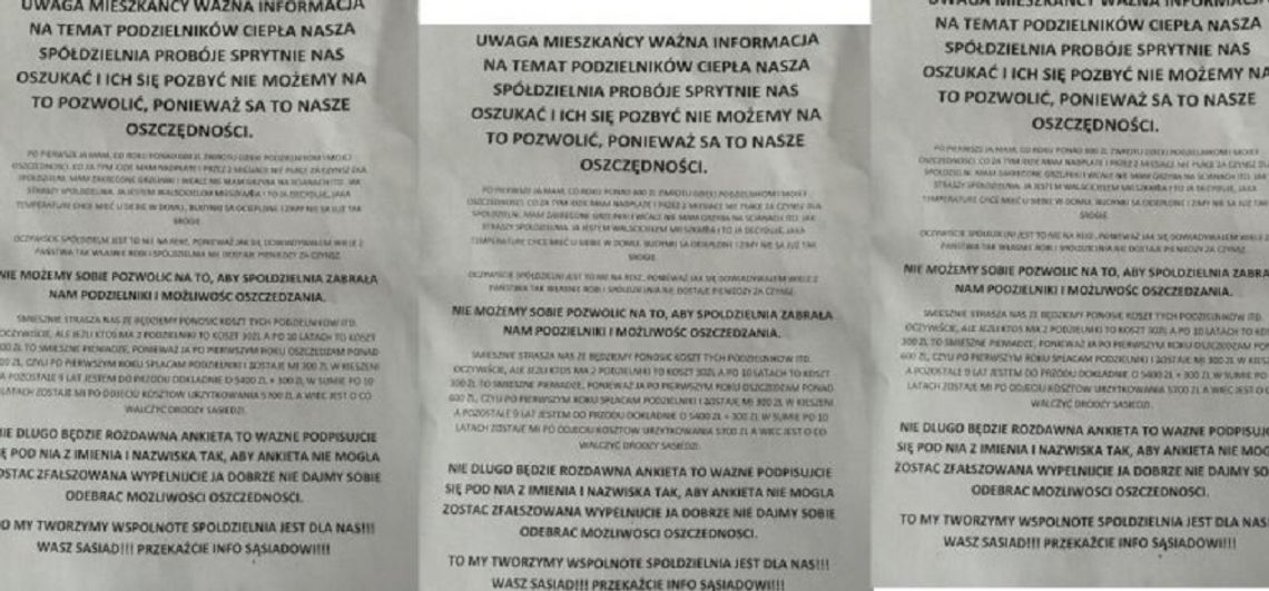 Mieszkańcy oławskiego osiedla znaleźli w skrzynkach list od sąsiada…