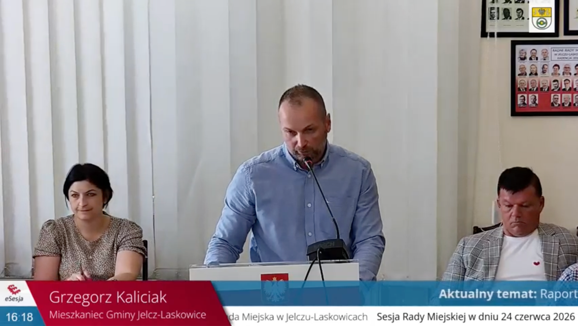 Mieszkaniec wziął udział w debacie. To pierwsza taka sytuacja w gminie J-L