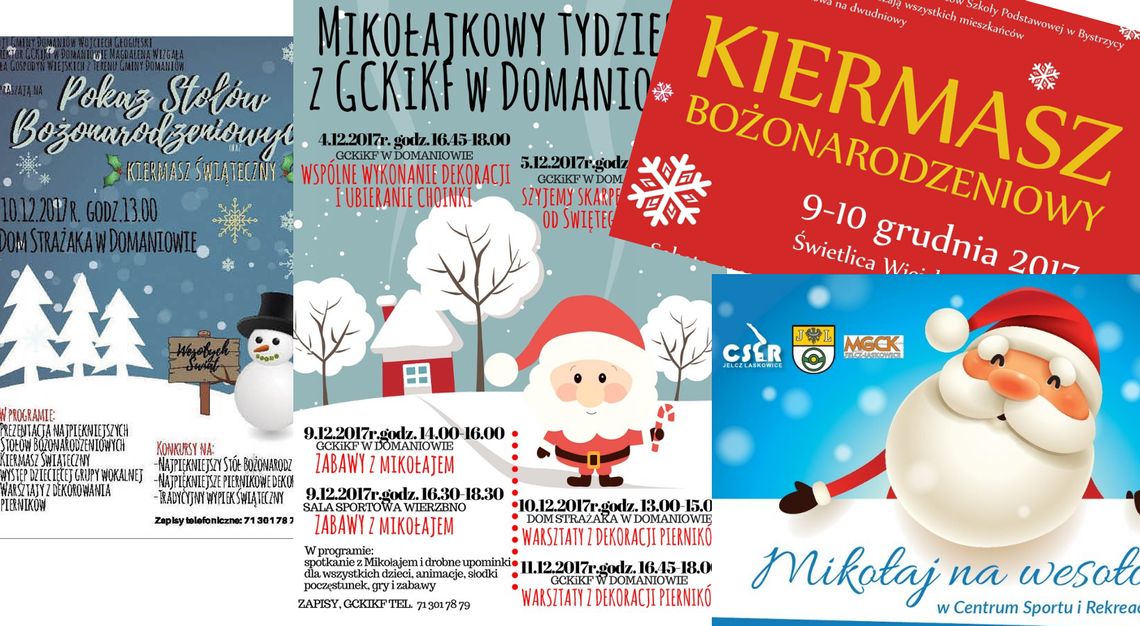 Mikołajkowy weekend. Warsztaty, kiermasz i zabawa. Co i gdzie?