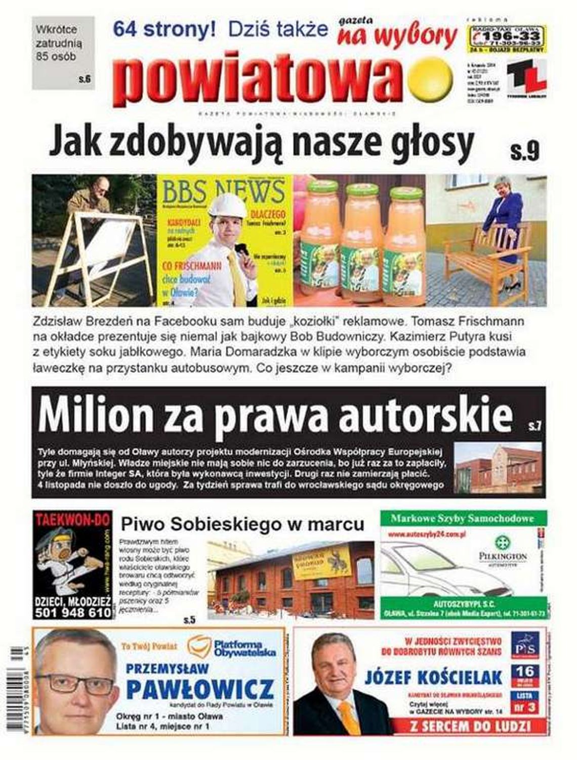 Milion za prawa autorskie!