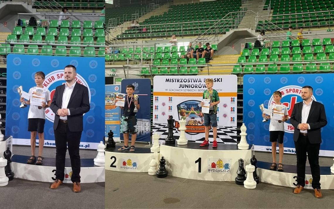 Miłosz Zajadlak na podium mistrzostw Polski