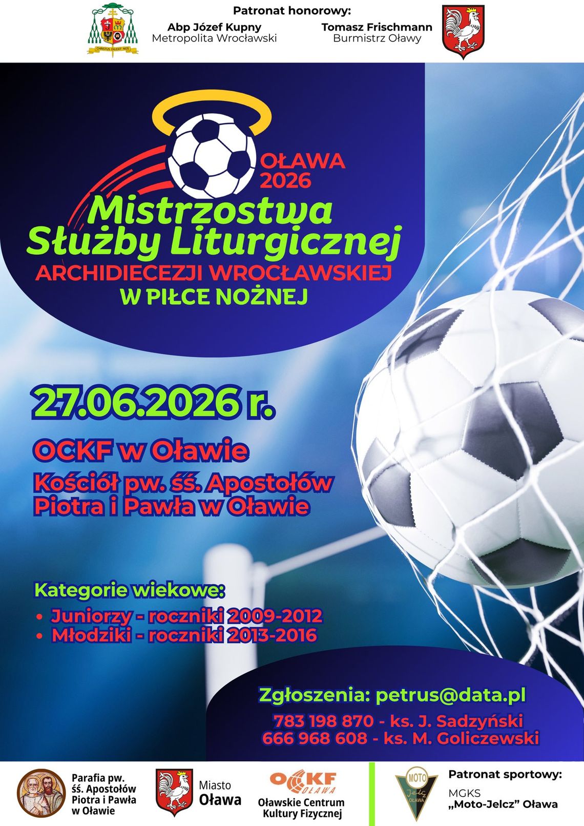 Ministranci pokopią w Oławie Ministranci pokopią w Oławie