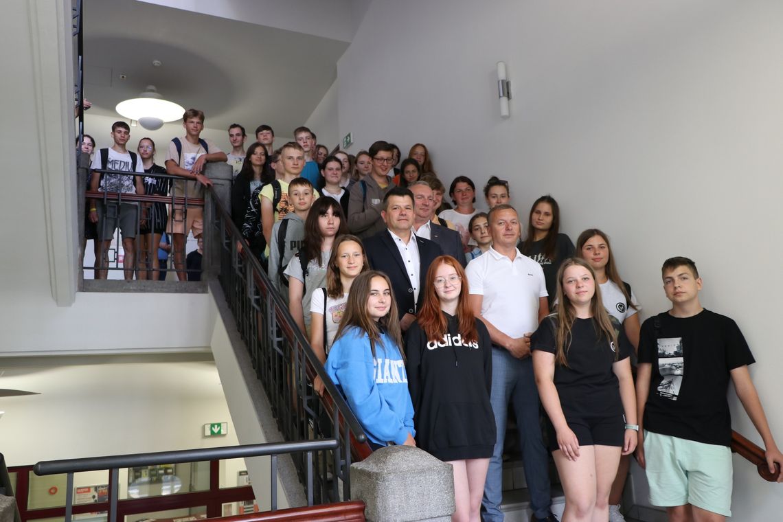 Młodzież z Litwy i Czech odwiedziła Oławę