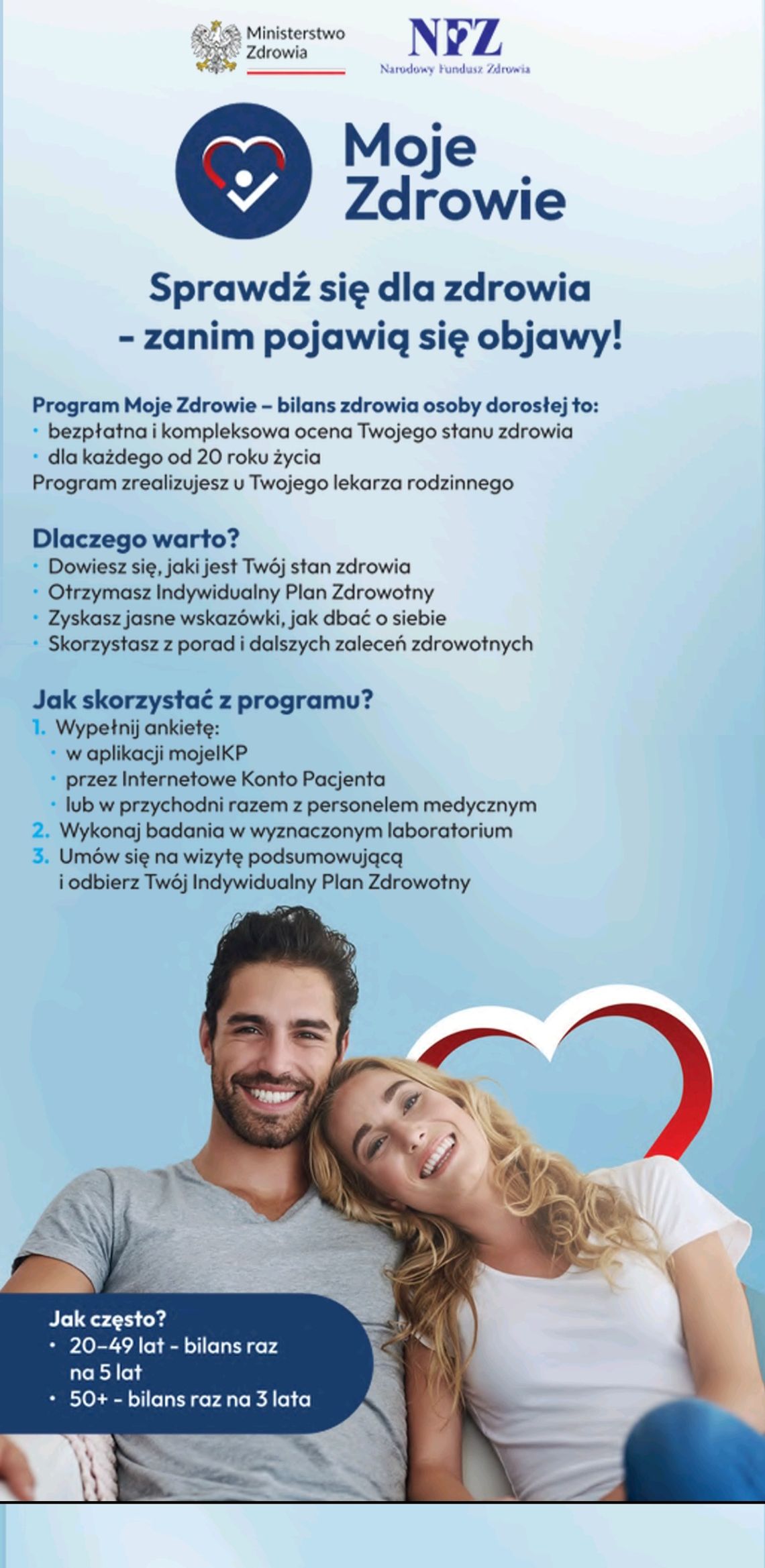 "Moje zdrowie", czyli zbadaj się bezpłatnie