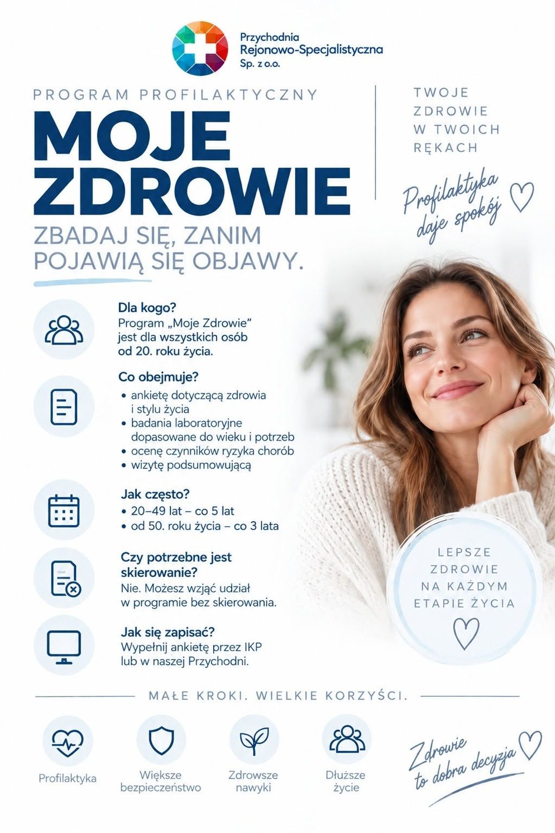 "Moje Zdrowie" w jelczańskiej przychodni. Można bezpłatnie wykonać badania profilaktyczne "Moje Zdrowie" w jelczańskiej przychodni. Można bezpłatnie wykonać badania profilaktyczne