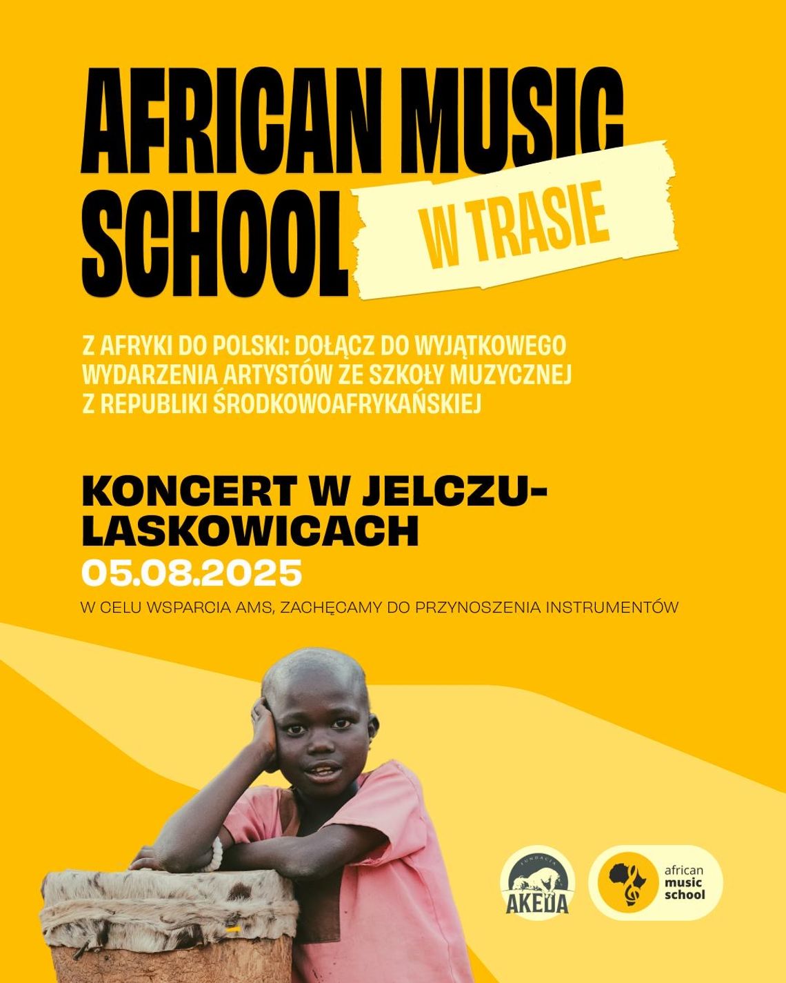 "Muzyka zamiast broni". Wystąpią artyści z Afryki