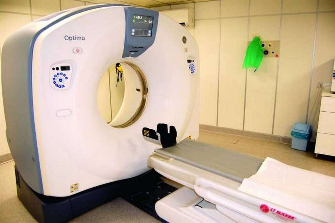 Na dół do tomografu