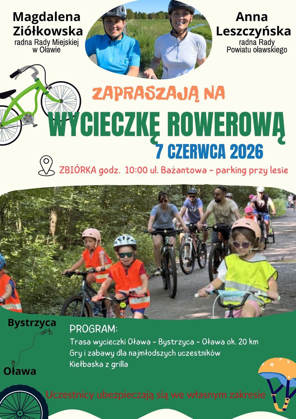 Na rowery z radnymi - chętnych nadkomplet! Na rowery z radnymi - chętnych nadkomplet!