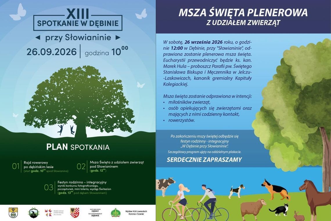 Nadchodzi XIII Spotkanie w Dębinie przy Słowianinie Nadchodzi XIII Spotkanie w Dębinie przy Słowianinie