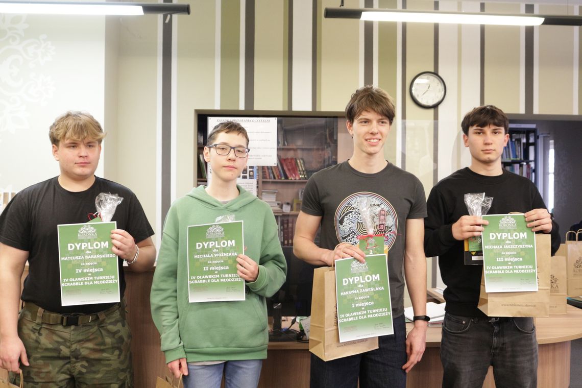 Najlepszy w scrabble? Maksym Zawiślak!