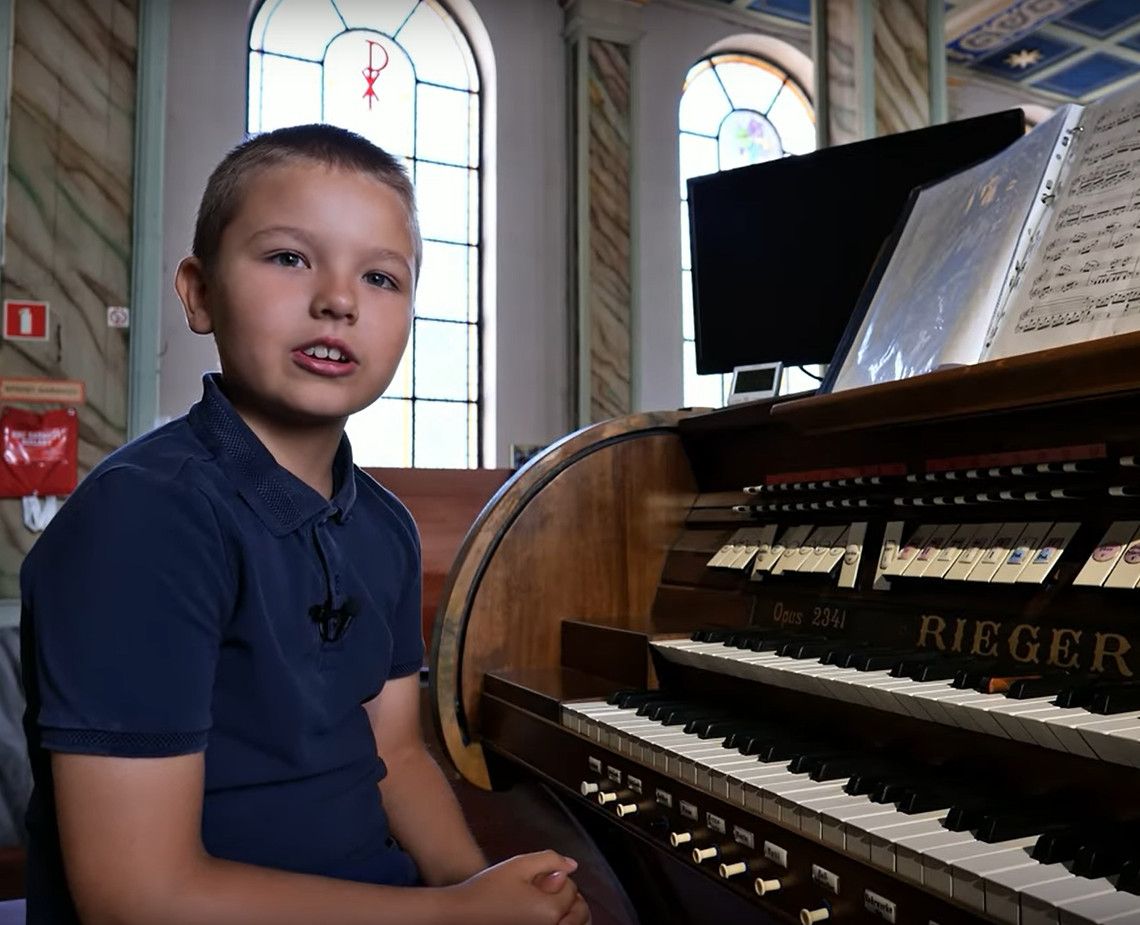 Najmłodszy organista w Polsce zaprasza