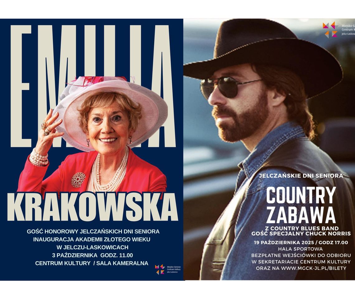 Najpierw Emilia Krakowska, a potem... Chuck Norris