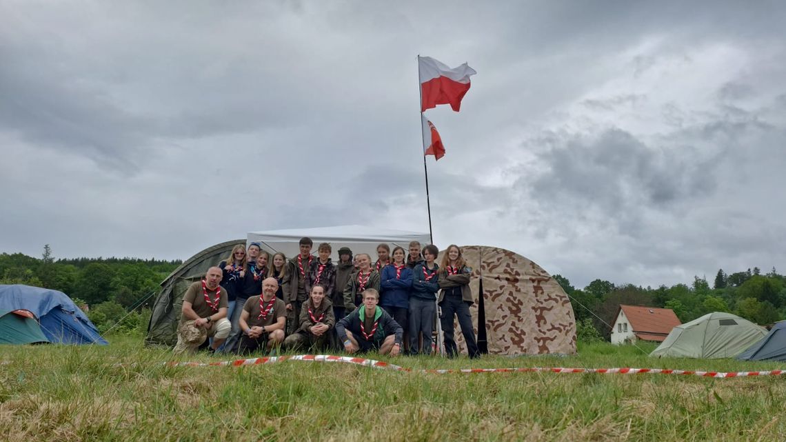 Nasi na zlocie skautów Intercamp 2024