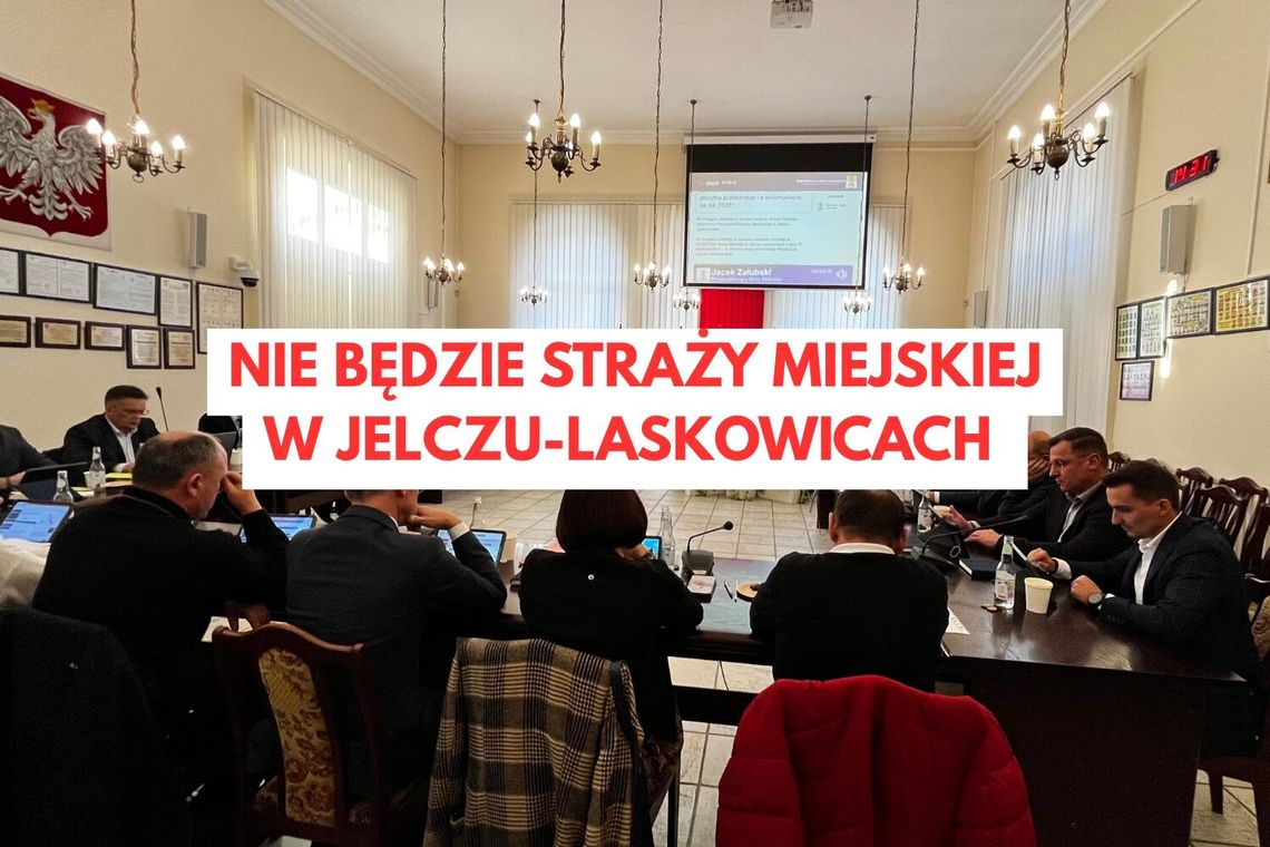 Nie będzie Straży Miejskiej w Jelczu-Laskowicach