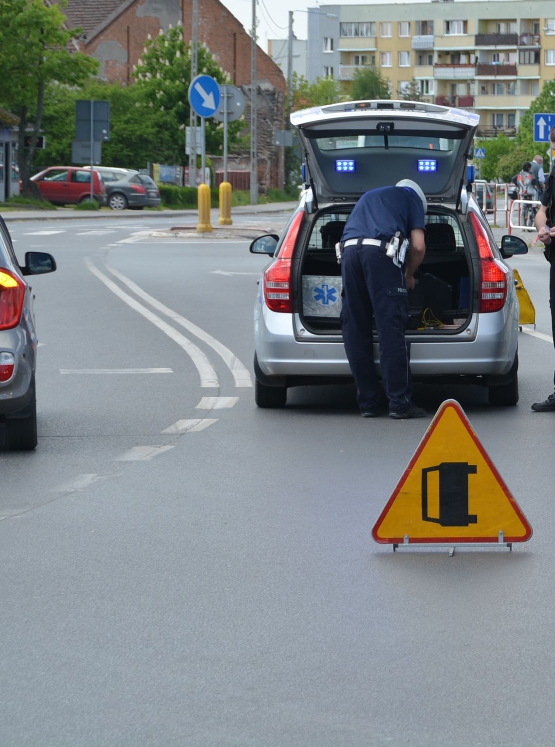 Nie ustąpił i spowodował wypadek